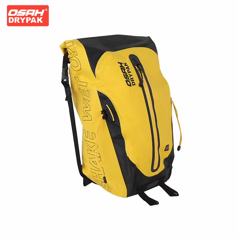 Motorcycle Gear Travel Bag - OSAH Gelbe Motorradtasche, 30 l, Rucksack