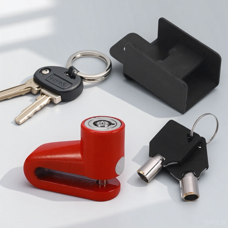 Disc Lock Brake - Motorrad-Roller-Scheibenbremsschloss, Diebstahlsicherung, Hochwertige Metallkonstruktion, Sichere und
