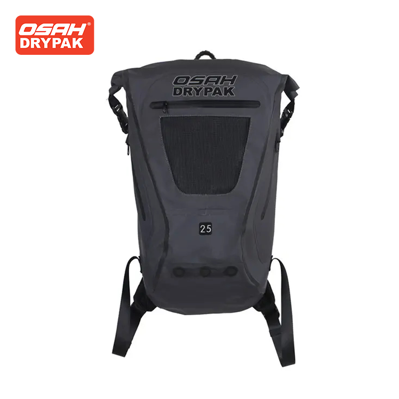 Motorcycle Gear Travel Bag - OSAH Graue Motorradtasche, 25 l, großes