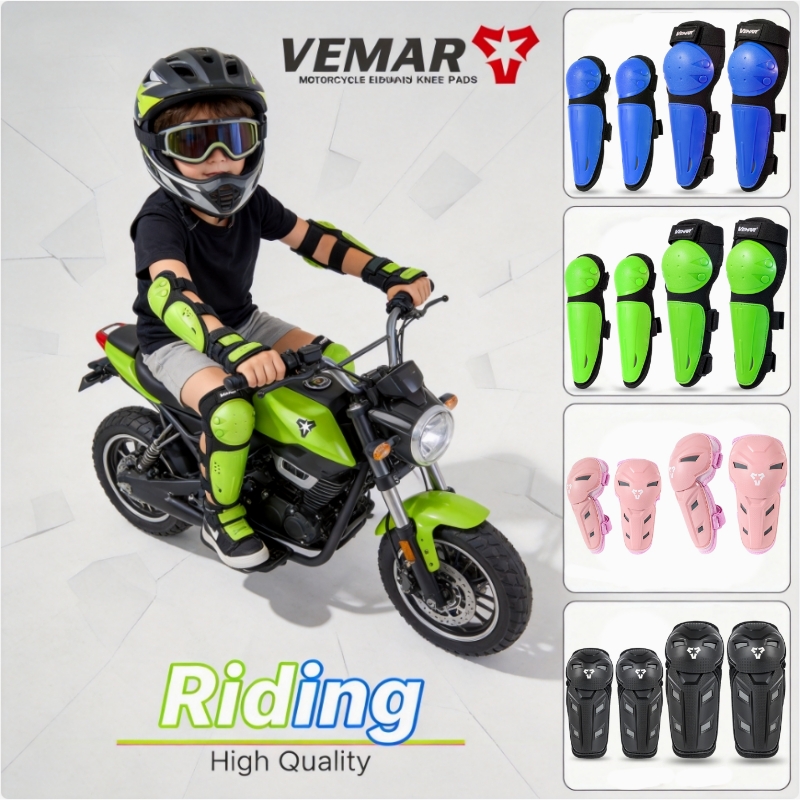 Motorcycle Gear Kids - VEMAR Kinder Knie- und Ellbogenschoner-Set für
