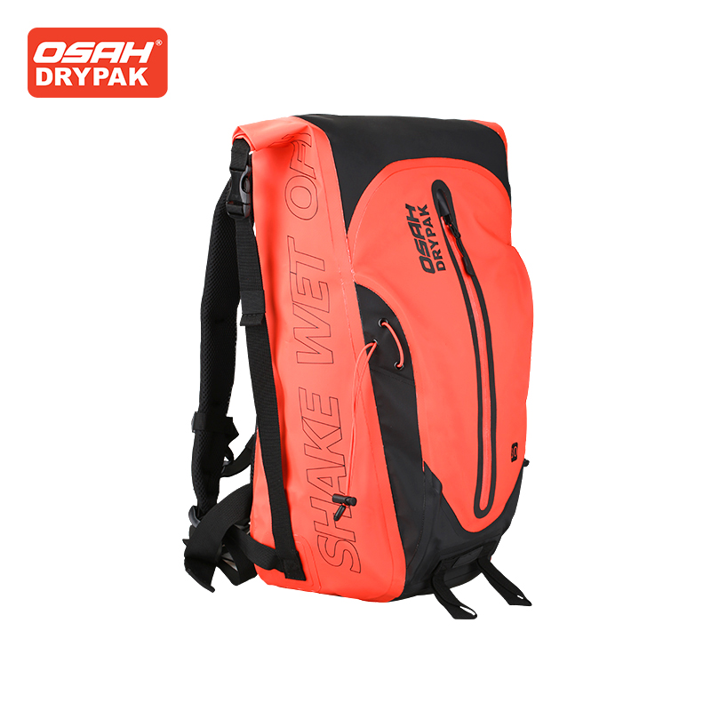 Motorcycle Gear Travel Bag - OSAH Motorradtasche, wasserdichter Rucksack, Orange, 30