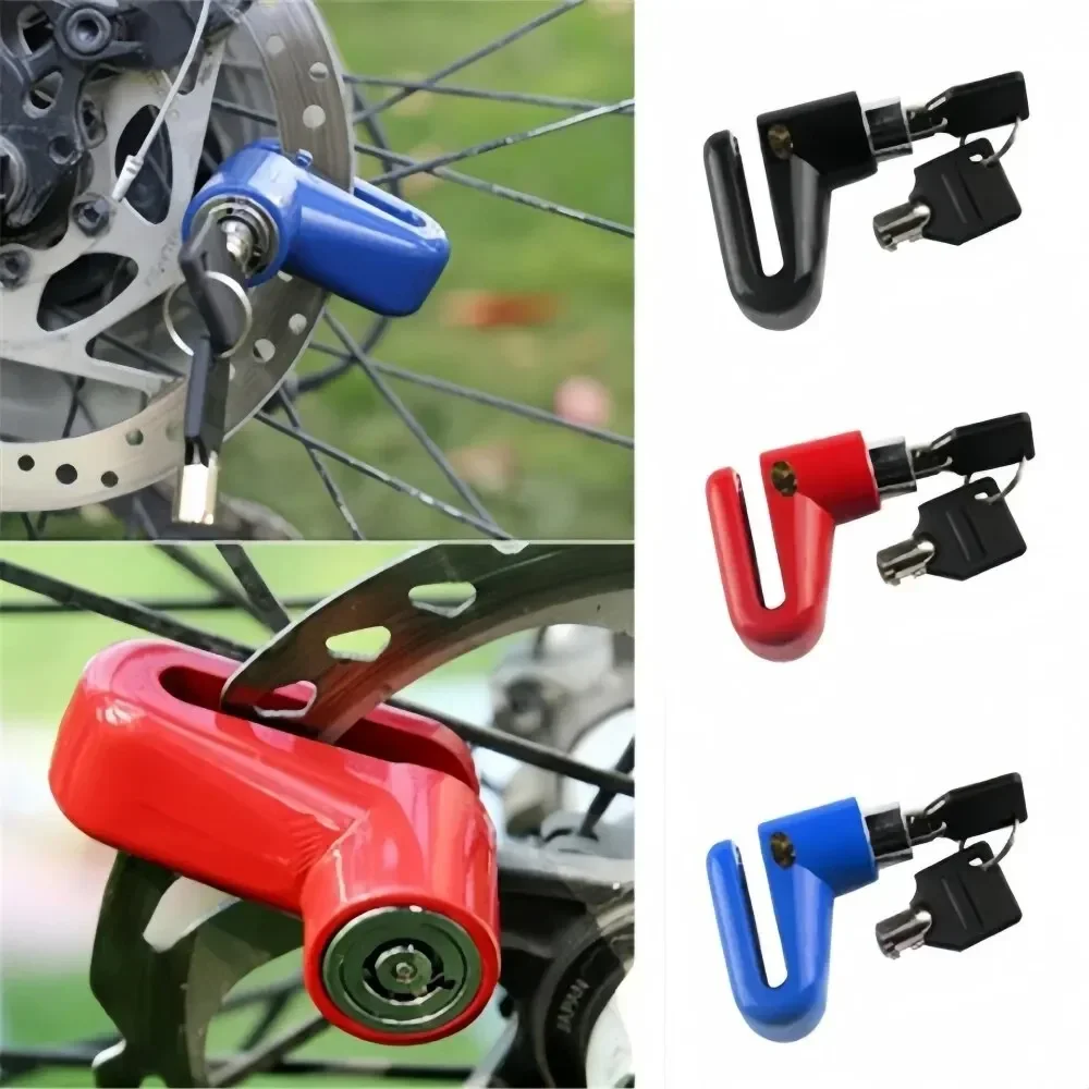 Disc Lock Brake - Hochleistungs-Motorrad-Scheibenbremsenschloss, Diebstahlsicheres Radschloss mit 2 Schlüsseln