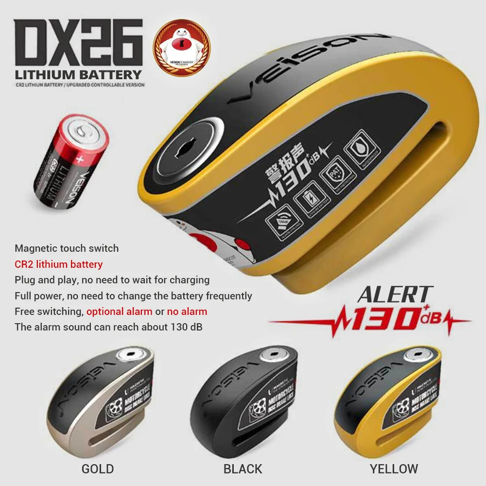 130DB Motorrad Alarm Lock Fahr – Disc Lock Brake Bewertung und Preis