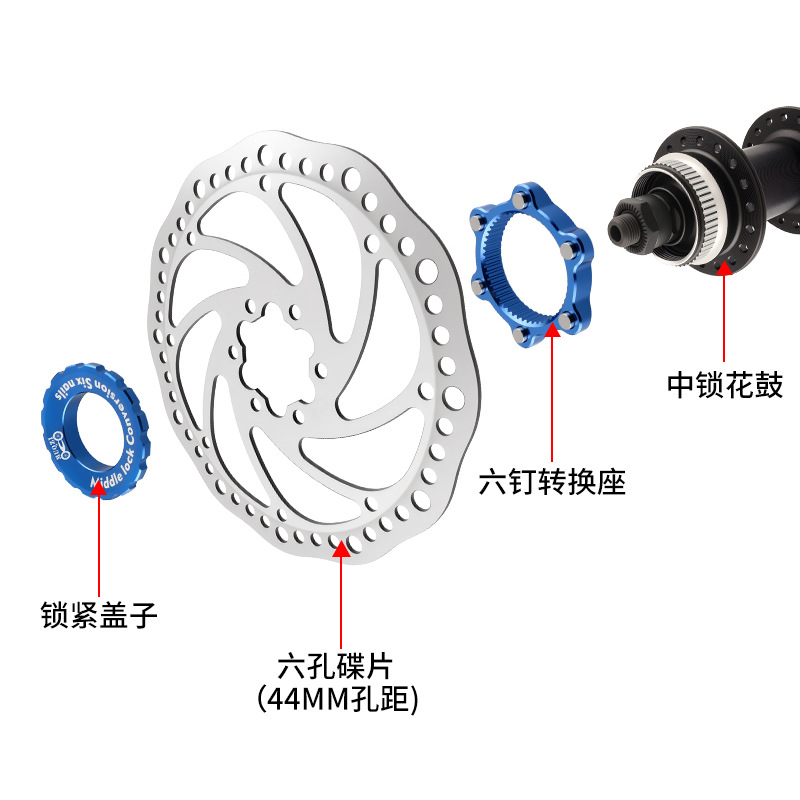 MUQZI Mittelgroße Sechsnagel-S – Disc Lock Brake Bewertung und Preis